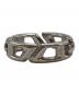 DIESEL（ディーゼル）の古着「D Logo Sterling Silver Bamd Ring」｜シルバー