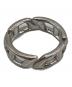DIESEL (ディーゼル) D Logo Sterling Silver Bamd Ring シルバー サイズ:11号：10000円