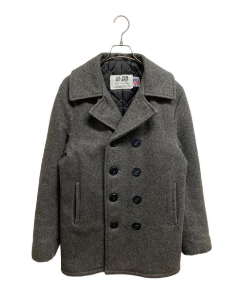 Schott（ショット）Schott (ショット) Pコート グレー サイズ:36の古着・服飾アイテム