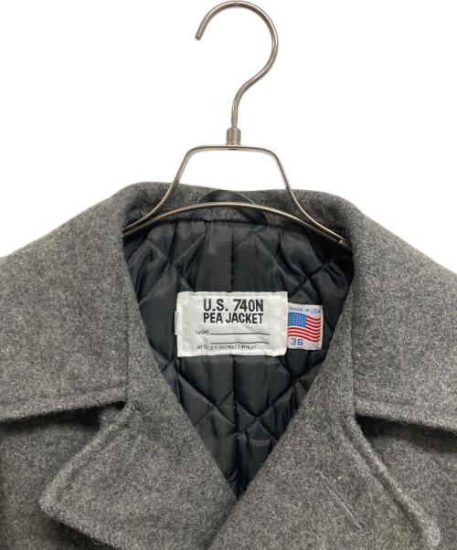 Schott（ショット）Schott (ショット) Pコート グレー サイズ:36の古着・服飾アイテム