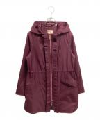 ted bakerテッドベーカー）の古着「ナイロンフリルコート」｜パープル