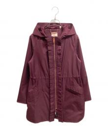 ted baker（テッドベーカー）の古着「ナイロンフリルコート」｜パープル