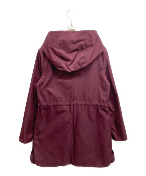 ted baker（テッドベーカー）ted baker (テッドベーカー) ナイロンフリルコート パープル サイズ:2の古着・服飾アイテム