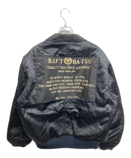 BA-TSU（バツ）BA-TSU (バツ) 80～90ｓリバーシブルフライトジャケット ブラック サイズ:Mの古着・服飾アイテム