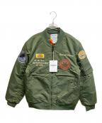 uaboniユアボニ）の古着「フライトジャケット」｜カーキ