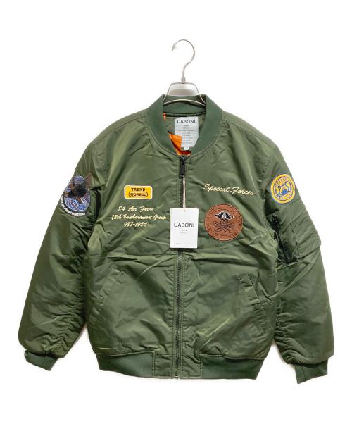 uaboni（ユアボニ）UABONI (ユアボニ) フライトジャケット カーキ サイズ:52の古着・服飾アイテム
