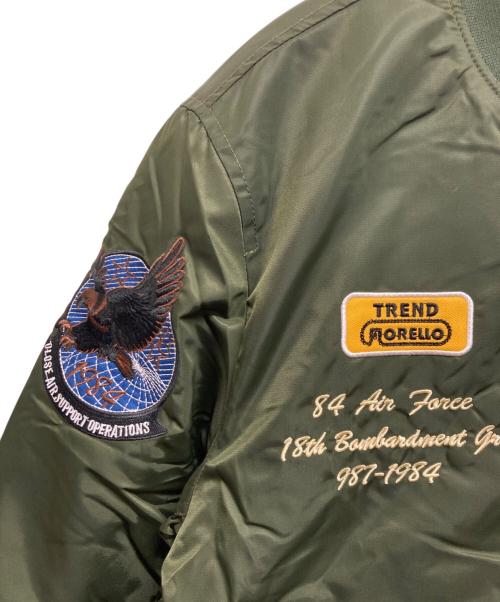 uaboni（ユアボニ）UABONI (ユアボニ) フライトジャケット カーキ サイズ:52の古着・服飾アイテム