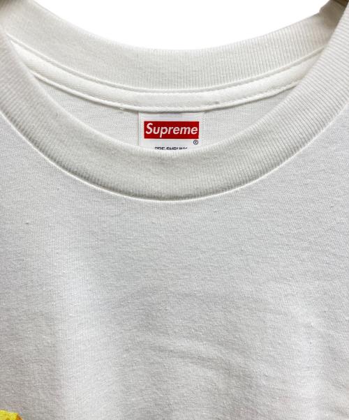 SUPREME（シュプリーム）Supreme (シュプリーム) SpongeBob Castelli Racing L/S Tee ホワイト サイズ:Sの古着・服飾アイテム