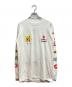 Supreme（シュプリーム）の古着「SpongeBob Castelli Racing L/S Tee」｜ホワイト