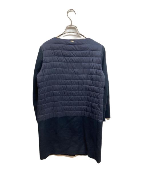 HERNO（ヘルノ）HERNO (ヘルノ) 切替キルティングダウンコート ネイビー サイズ:42の古着・服飾アイテム