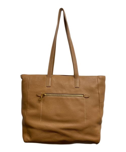 PRADA（プラダ）PRADA (プラダ) VIT.DAINO レザー トートバッグ ブラウンの古着・服飾アイテム