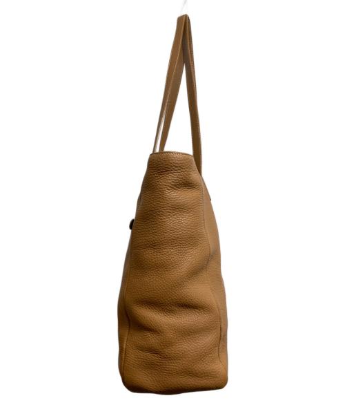 PRADA（プラダ）PRADA (プラダ) VIT.DAINO レザー トートバッグ ブラウンの古着・服飾アイテム