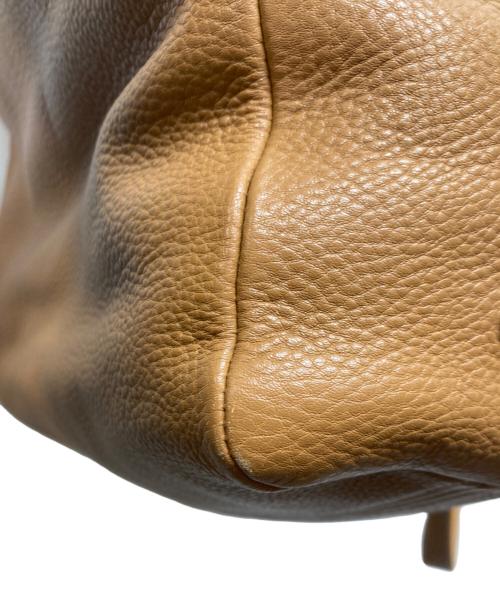 PRADA（プラダ）PRADA (プラダ) VIT.DAINO レザー トートバッグ ブラウンの古着・服飾アイテム