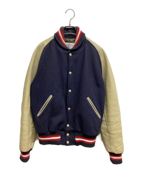 CATCH BALL（キャッチボール）CATCH BALL (キャッチボール) スタジャン ネイビー サイズ:40の古着・服飾アイテム