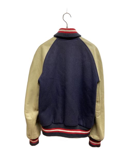 CATCH BALL（キャッチボール）CATCH BALL (キャッチボール) スタジャン ネイビー サイズ:40の古着・服飾アイテム