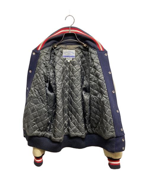 CATCH BALL（キャッチボール）CATCH BALL (キャッチボール) スタジャン ネイビー サイズ:40の古着・服飾アイテム