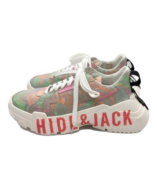 HIDE&JACK（ハイドアンドジャック）HIDE&JACK (ハイドアンドジャック) ローカットスニーカー ピンク サイズ:36の古着・服飾アイテム