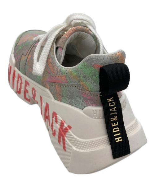 HIDE&JACK（ハイドアンドジャック）HIDE&JACK (ハイドアンドジャック) ローカットスニーカー ピンク サイズ:36の古着・服飾アイテム