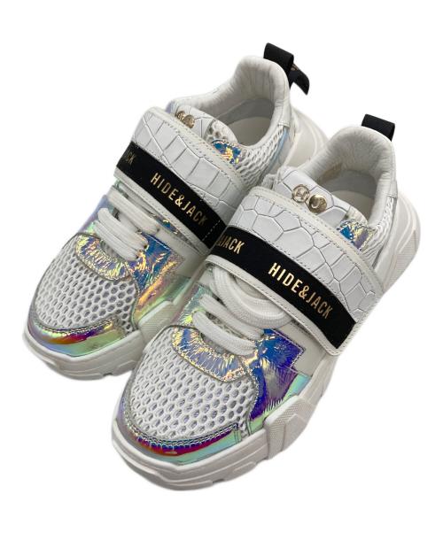 HIDE&JACK（ハイドアンドジャック）HIDE&JACK (ハイドアンドジャック) ローカットスニーカー ホワイト サイズ:36の古着・服飾アイテム