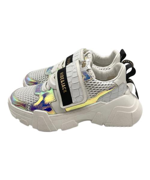 HIDE&JACK（ハイドアンドジャック）HIDE&JACK (ハイドアンドジャック) ローカットスニーカー ホワイト サイズ:36の古着・服飾アイテム