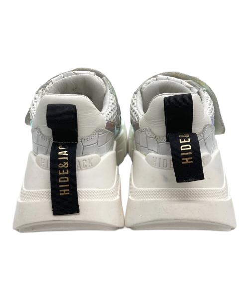 HIDE&JACK（ハイドアンドジャック）HIDE&JACK (ハイドアンドジャック) ローカットスニーカー ホワイト サイズ:36の古着・服飾アイテム