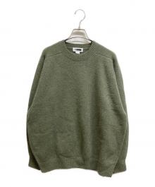 H BEAUTY&YOUTH（エイチ ビューティー&ユース）の古着「クルーネックニット」｜グリーン