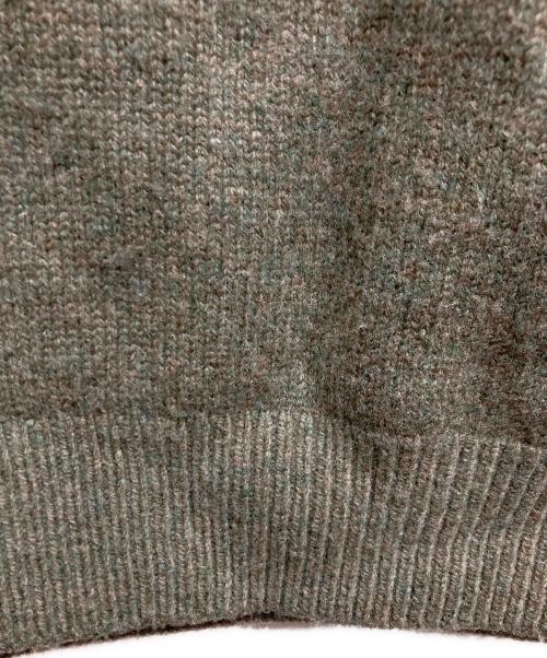 H BEAUTY&YOUTH（エイチ ビューティー&ユース）H BEAUTY&YOUTH (エイチ ビューティー&ユース) クルーネックニット グリーン サイズ:Mの古着・服飾アイテム