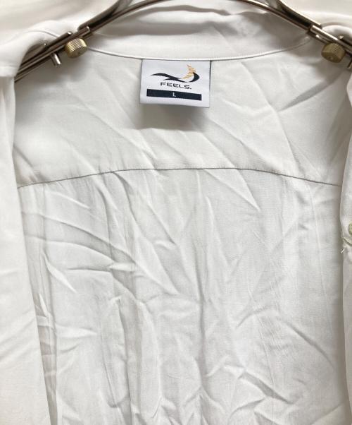 FEELS（フィールズ）FEELS (フィールズ) RAYON SHIRT WHITE 