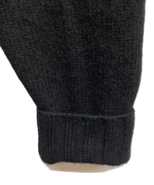 rencontrant（レンコントラント）Rencontrant (レンコントラント) カシミヤニット ブラック サイズ:Mの古着・服飾アイテム