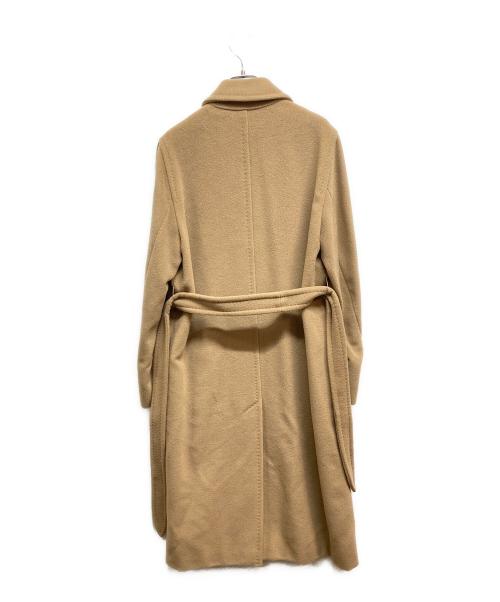 MaxMara（マックスマーラ）MaxMara (マックスマーラ) ウールステンカラーコート ブラウン サイズ:38の古着・服飾アイテム