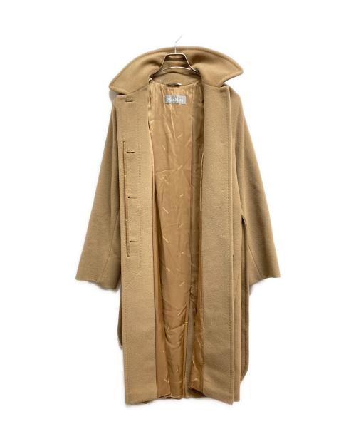 MaxMara（マックスマーラ）MaxMara (マックスマーラ) ウールステンカラーコート ブラウン サイズ:38の古着・服飾アイテム