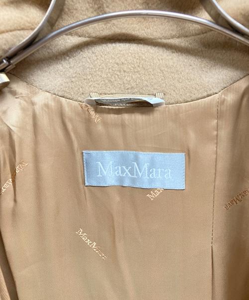 MaxMara（マックスマーラ）MaxMara (マックスマーラ) ウールステンカラーコート ブラウン サイズ:38の古着・服飾アイテム