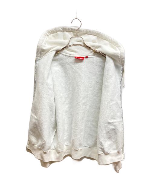 SUPREME（シュプリーム）Supreme (シュプリーム) 25FW Knowledge Reigns Zip Up Hooded Sweatshirt ホワイト サイズ:Sの古着・服飾アイテム
