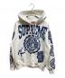 Supreme（シュプリーム）の古着「25FW Knowledge Reigns Zip Up Hooded Sweatshirt」｜ホワイト