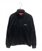 SUPREMEシュプリーム）の古着「25SS Patchwork Velour Track Jacket」｜ブラック
