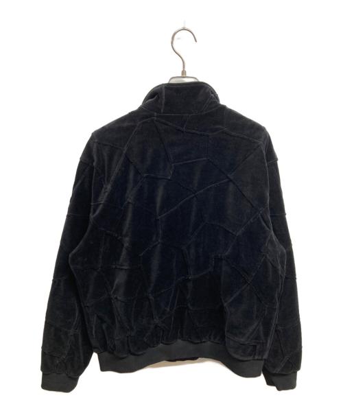 SUPREME（シュプリーム）Supreme (シュプリーム) 25SS Patchwork Velour Track Jacket ブラック サイズ:Sの古着・服飾アイテム
