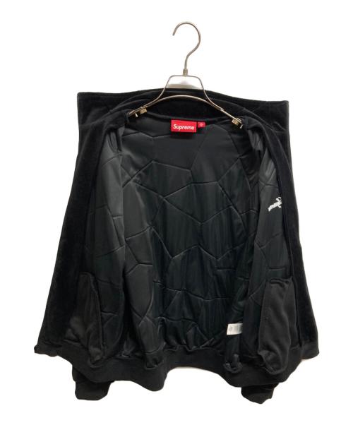 SUPREME（シュプリーム）Supreme (シュプリーム) 25SS Patchwork Velour Track Jacket ブラック サイズ:Sの古着・服飾アイテム