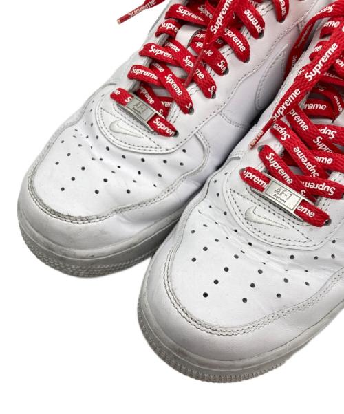 NIKE（ナイキ）NIKE (ナイキ) Supreme (シュプリーム) Air Force 1 Low ローカットスニーカー ホワイト サイズ:UK8の古着・服飾アイテム