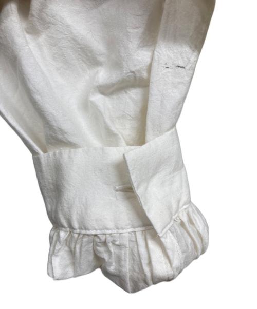 mina perhonen（ミナ ペルホネン）mina perhonen (ミナ ペルホネン) ブラウスワンピース ホワイト サイズ:40の古着・服飾アイテム