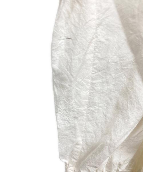 mina perhonen（ミナ ペルホネン）mina perhonen (ミナ ペルホネン) ブラウスワンピース ホワイト サイズ:40の古着・服飾アイテム