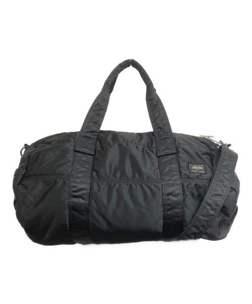 PORTER（ポーター）PORTER (ポーター) タンカードラムバッグ ブラックの古着・服飾アイテム
