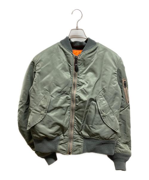 HOPE  MFG（ホープマニュファクチャリング）HOPE  MFG (ホープマニュファクチャリング) MA-1 フライトジャケット グリーン サイズ:Sの古着・服飾アイテム