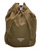 PRADAプラダ）の古着「ナイロンポーチ」｜カーキ