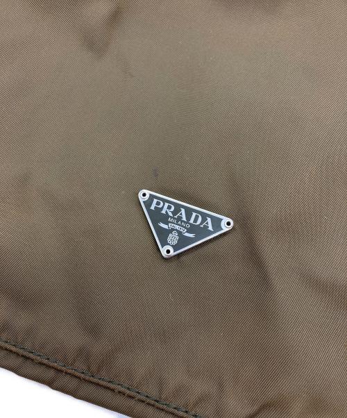 PRADA（プラダ）PRADA (プラダ) ナイロンポーチ カーキの古着・服飾アイテム