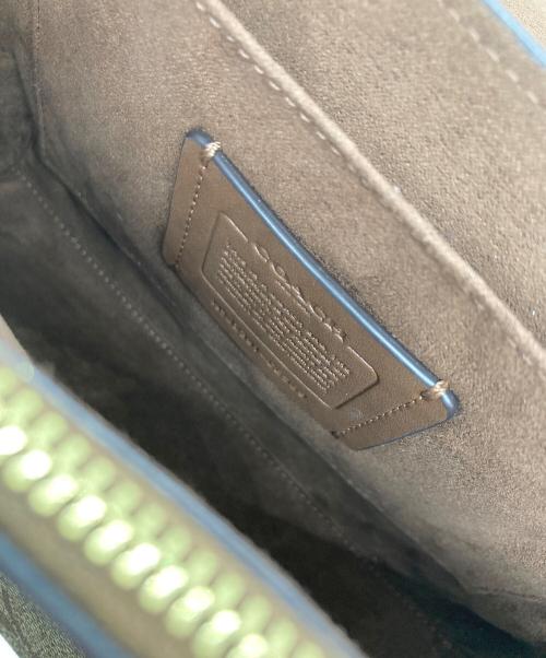 COACH（コーチ）COACH (コーチ) シグネチャー ショルダーバッグ ベージュの古着・服飾アイテム