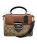 COACH（コーチ）の古着「シグネチャー ショルダーバッグ」｜ベージュ