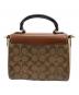 COACH (コーチ) シグネチャー ショルダーバッグ ベージュ：12000円
