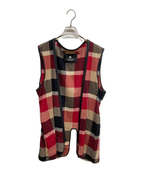 BLACK LABEL CRESTBRIDGE（ブラックレーベル クレストブリッジ）BLACK LABEL CRESTBRIDGE (ブラックレーベル クレストブリッジ) ライナー付きトレンチコート ブラック サイズ:LLの古着・服飾アイテム