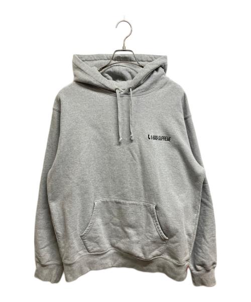 SUPREME（シュプリーム）Supreme (シュプリーム) 19AW 1-800 Hooded Sweatshirt グレー サイズ:Freeの古着・服飾アイテム
