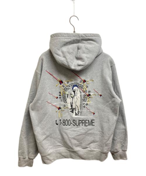 SUPREME（シュプリーム）Supreme (シュプリーム) 19AW 1-800 Hooded Sweatshirt グレー サイズ:Freeの古着・服飾アイテム